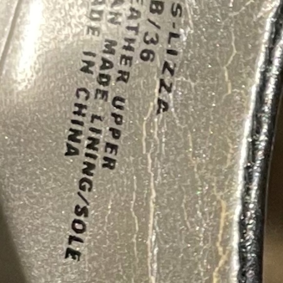 Jessica Simpson Pump PeepToe Leather Size 6 - Picture 7 of 7